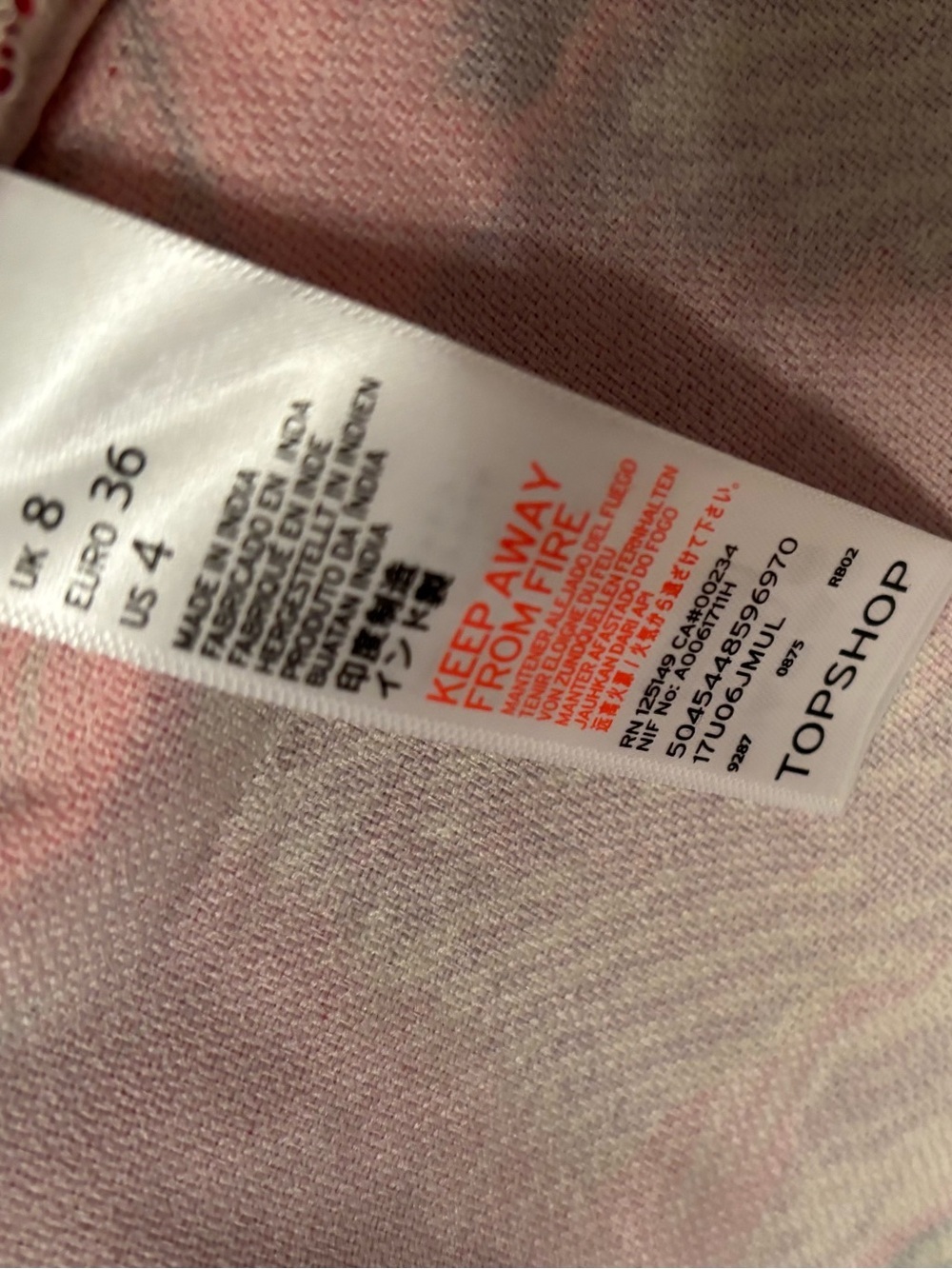 Top Shop Geometric Open-Front Jacket in Multi-Color 4 - Picture 14 of 14